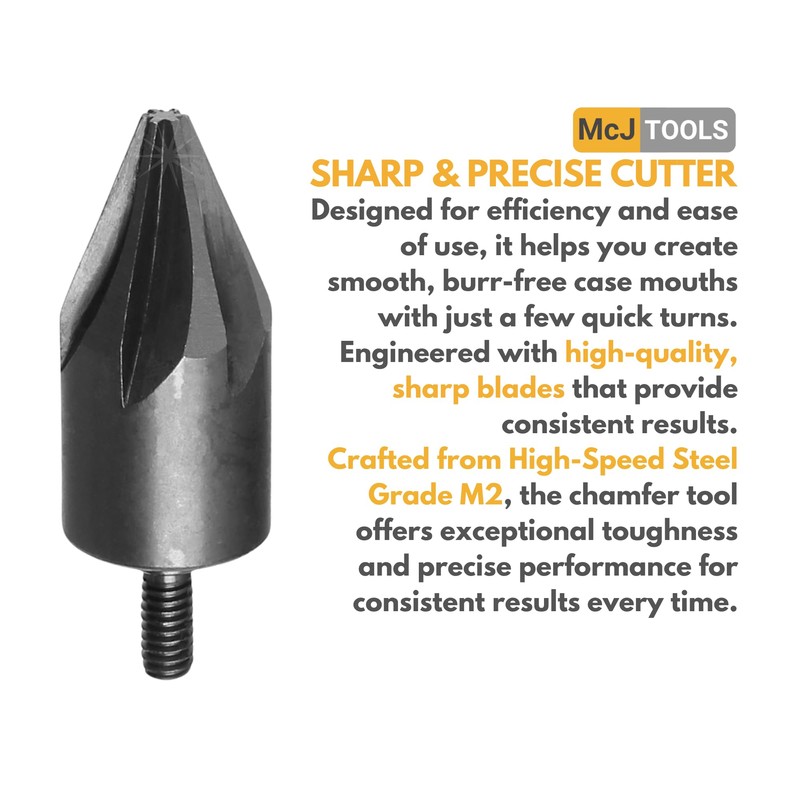 McJ Tools Reloading Chamfer Inside 0.17-0.45Cal
