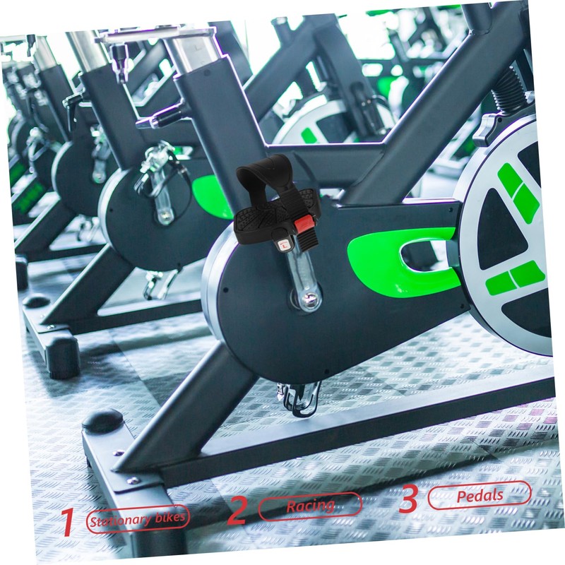 BIUDECO Exercise Bike Replacement Parts 1 Pair Flat Pedals with
