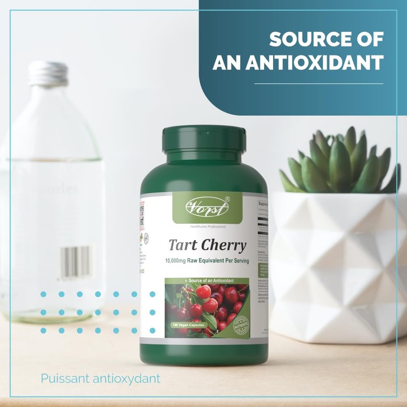 VORST Tart Cherry 10,000mg Raw Equivalent Per Serving | 3