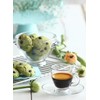 Borella Casalighi Rome Caffe with Plate Set Transparent, 12 Units