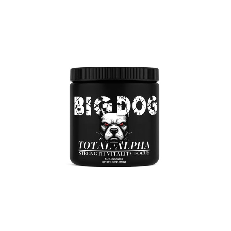 Big Dog 3-in-1 Total Alpha Blend for Men, Non-GMO -