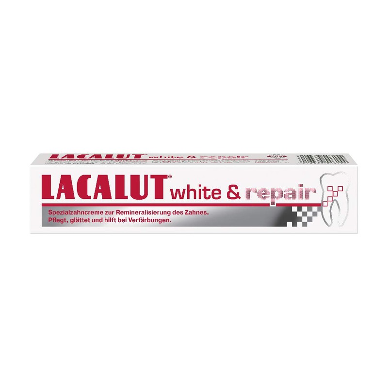 LACALUT White & Repair Toothpaste, 75 ml Toothpaste for Whitening
