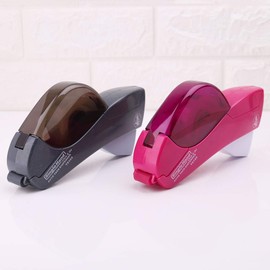 JKPOWER Automatic Tape Dispenser Hand-held One Press Cutter for Gift Wrapping Scrap Booking Book Cover Tape Dispenser Hot Pink