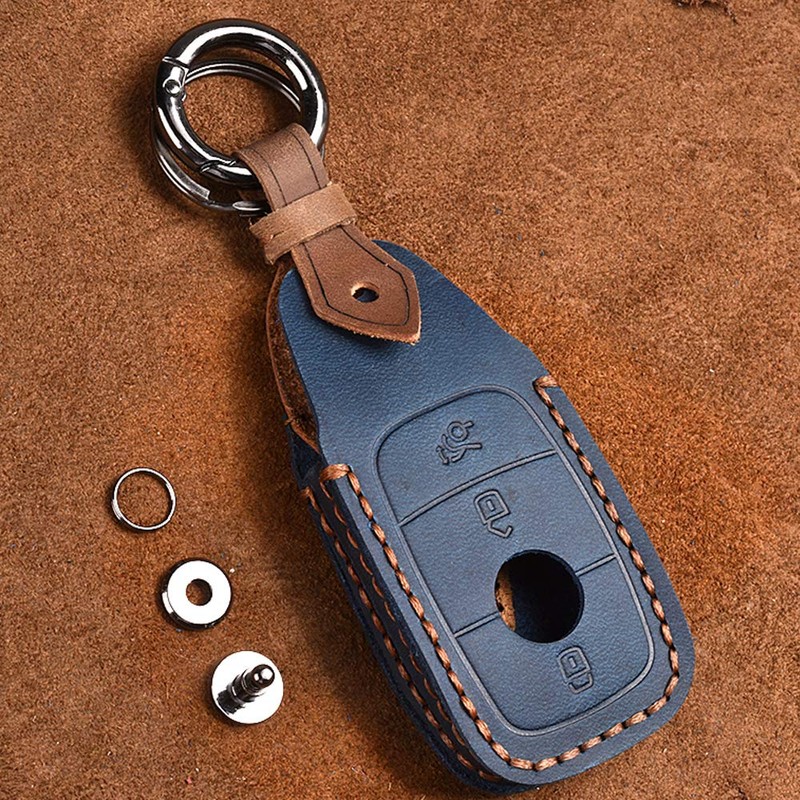 ontto Key Fob Cover Keyring for Mercedes C S E