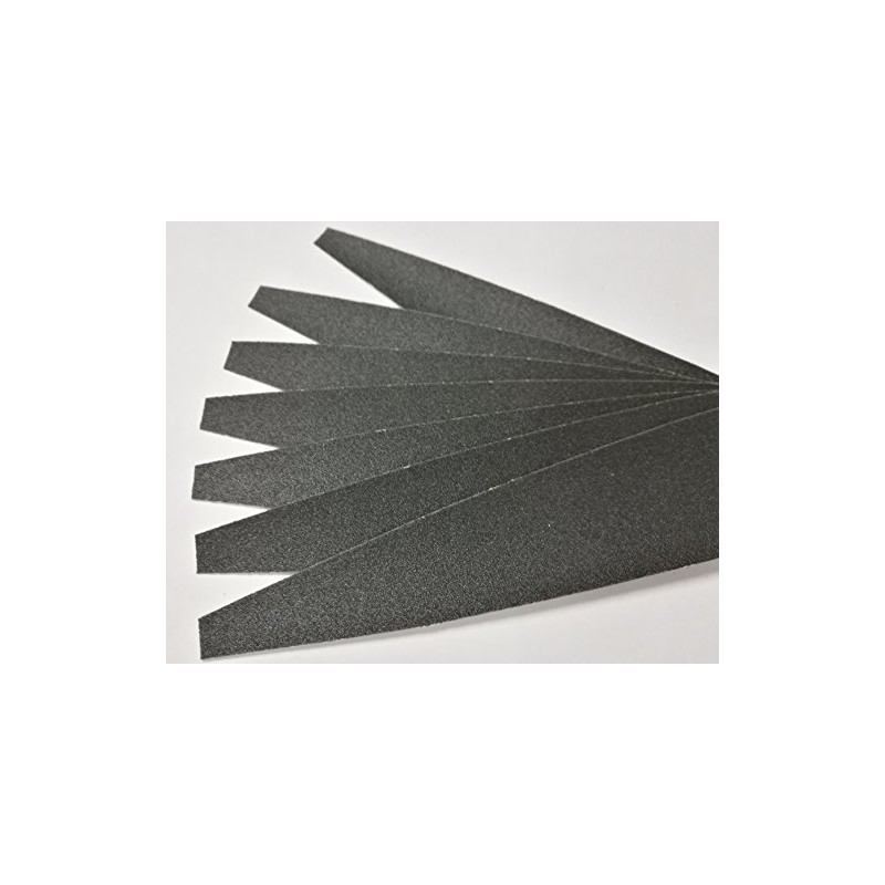 DISPOSABLE PEDICURE FOOT FILE REFILL PADS, 180 GRIT, BLACK, 50