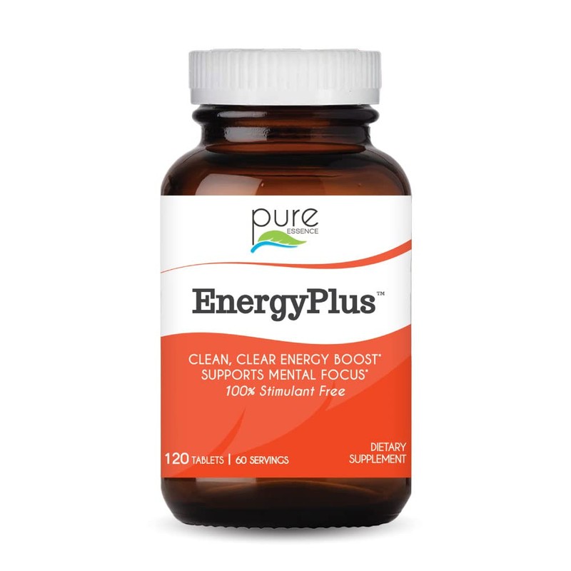 Pure Essence Labs Energy Plus, Caffeine Free, All Natural Herbal
