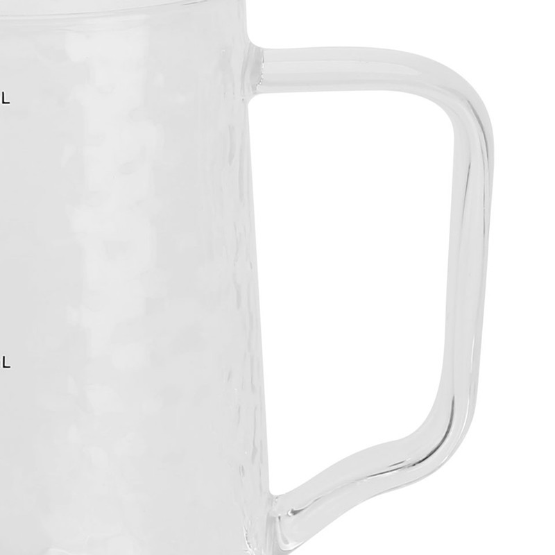 500ml Coffee Milk Cup Thicken Glass Measuring Frothing Cup for