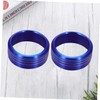 Mikinona 2Pcs Air Condition Knob Ring Covers for Impreza Crosstrek