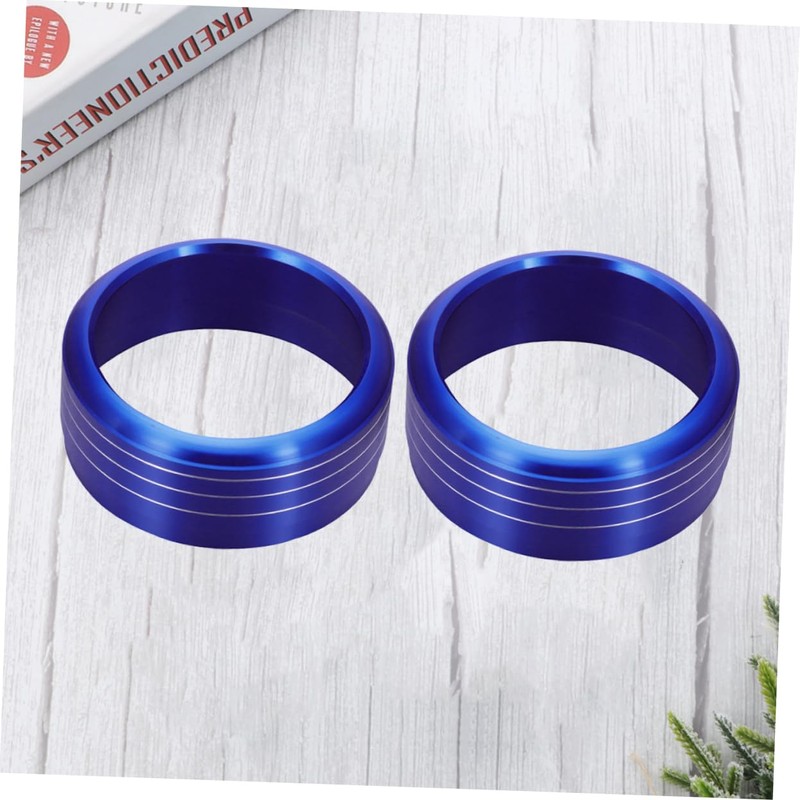 Mikinona 2Pcs Air Condition Knob Ring Covers for Impreza Crosstrek