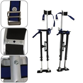 waltyotur 36-48 Inch Drywall Stilts Grade Adjustable Auminum Tool Stilt for Painting or Cleaning - Black