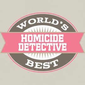 CafePress Homicide Detective Gift Canvas Tote Top Zipper Closure