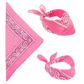 W WIDMANN MILANO Party Fashion - Bandana, 55 x 55 cm, neck scarf, headscarf, theme party, carnival, costume accessories, accessories