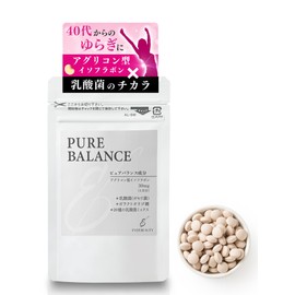 ピュアバランス 大豆イソフラボン サプリ (イソフラボン150mg×乳酸菌15mg配合) アグリコン型高配合 30日分 バランスサポート エバービューティー