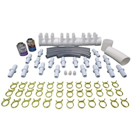 Manifold Hot Tub Spa Part 18 3/4" Outlets with Glue & Coupler Kit Video How to