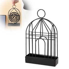 ADOFUN Incense Incense Holder Hanging Mosquito Trap Incense Holder with Handle, Birdcage Type, Suitable for Camping, Fishing, Entryway, Garden Work, Outdoor Activities, Burns, Convenient to Carry,