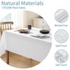 Veblandy Textured Tablecloth Rectangle Waterproof Table Cloth, Washable Table Cover