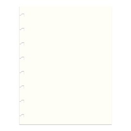 Filofax Notebooks A5 Plain Journal Refill, Movable, 8 1/4 x 5 13/16 inches, 32 Cream Sheets Fits Filofax Refillable A5 Journals (B152451U)