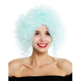 WIG ME UP - VK-11-T5507 Women's Wig Short Voluminous Curly Curls Green Light Green