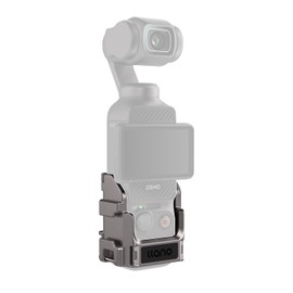 llano Osmo Pocket 3 Extension Adapter Cold Shoe Mount with 1/4" Screw Hole Expansion Frame Dedicated Accessory for Osmo Pocket 3 Aluminum Heavy Duty for Vlog Photography POV Video Shooting Travel