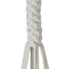 Relaxdays Macrame Hanging Basket, Set of 7, Boho Hanging Basket,
