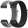 FTYQUEE 2 Pack Nylon Watch Bands Compatible with 16mm 18mm