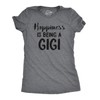 Womens Happiness is Being A Gigi T Shirt for Grandma