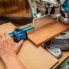 Precision Flip Stop for Woodworking – Adjustable T-Track Accessory for