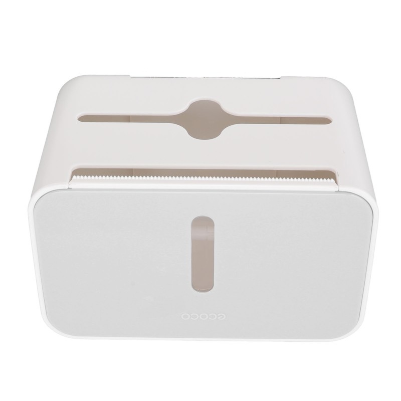 Toilet Paper Roll Box Cover Waterproof Punch Free Prevent Corrosion
