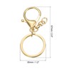 [PATIKIL] Key Chain Ring 5PCS Lobster Clasp Key Ring Trigger