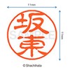 Shachihata Stamp Stamp Black 11 XL - 11 mm Stamp