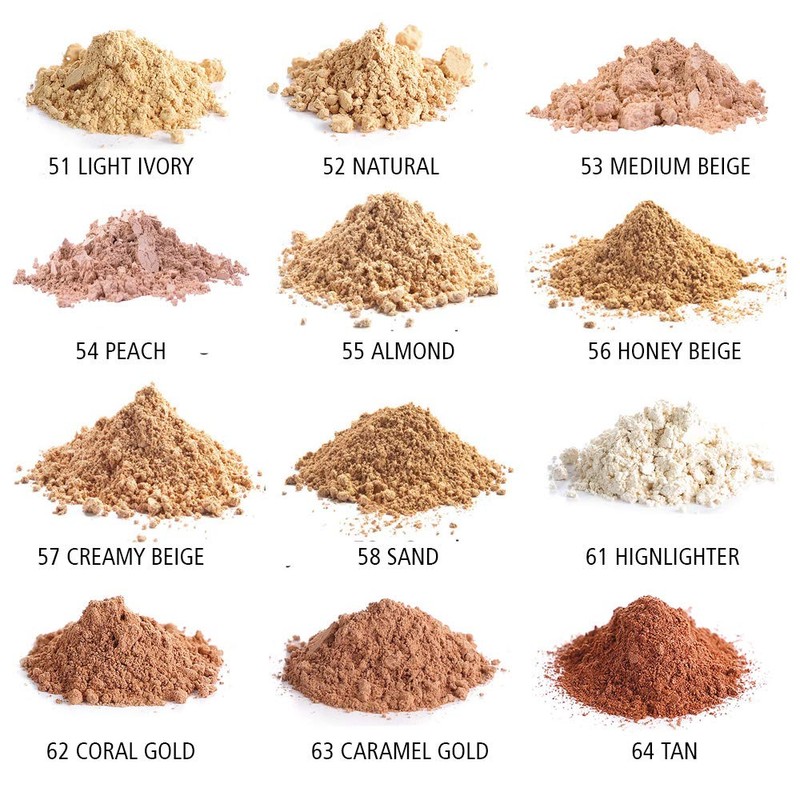 La Rosa Mineral Puder No.63 Caramel Gold