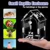 Jumping Spider Enclosure Kit Acrylic Terrarium for Tarantulas, Reptiles &