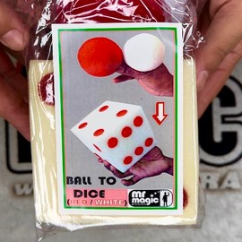 Balls To Dice Magic Trick Illusion - Make the sponge balls magically turn into a die
