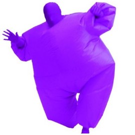 Costume Agent Adult Inflatable Chub Suit ® Costume (Purple)