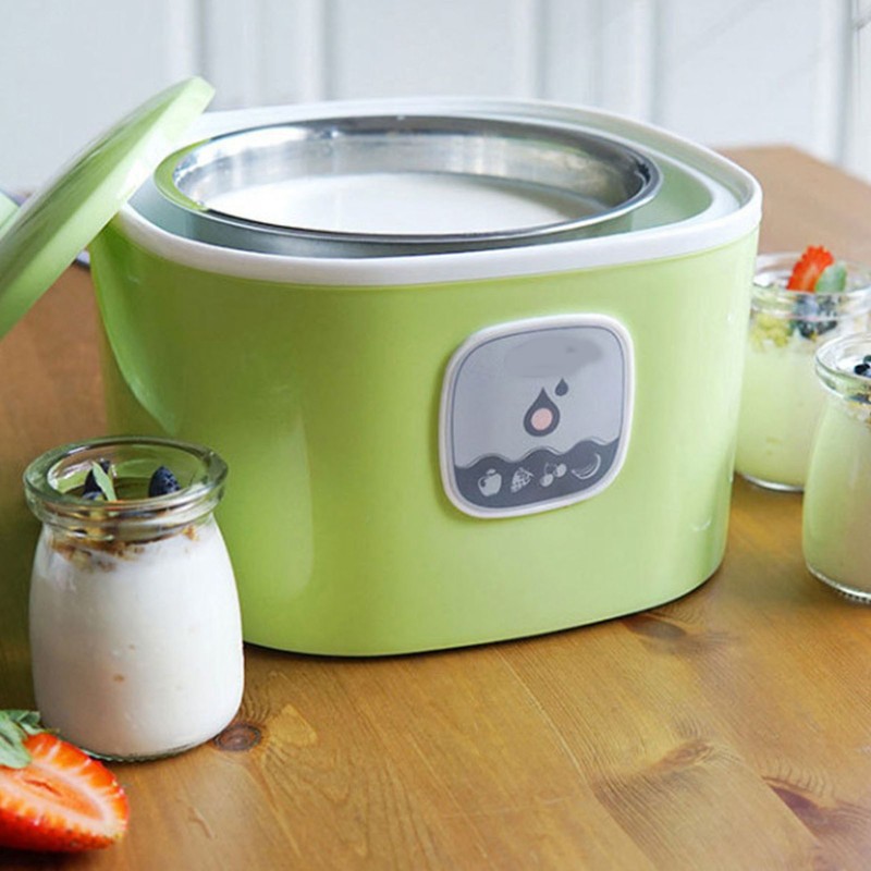 Electric Yogurt Maker 1L Multifunctional Automatic Compact Homemade Greek Yogurt