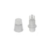 HALOTEC Pack of 12 cable glands, transparent colour, cable attachment