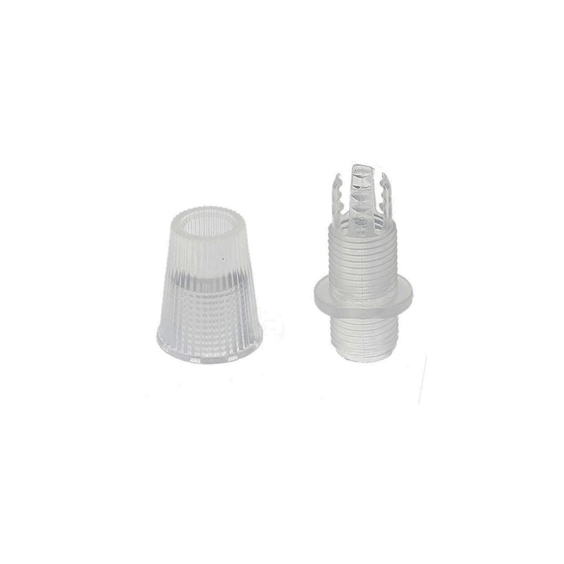 HALOTEC Pack of 12 cable glands, transparent colour, cable attachment