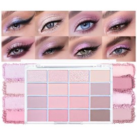 CAKAILA- Multicolor la paleta de sombras de ojos tiene una variedad de colores brillantes para que elijas, puedes mezclar y combinar colores