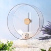 BUCATSTATE Hamster Wheel Silent 12.5inch, Acrylic Hamster Exercise Wheel with