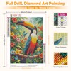 MOGTAA Parrot Birds Diamond Painting Adults, 5D Animals Diamond Painting
