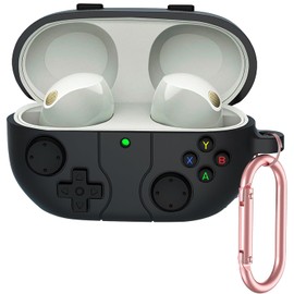 Funda para Sony WF-1000XM5 Case Uso Rudo XM5 Carcasa con Llavero Soporte de Carga Inalámbrica YXJ (Gris Oscuro)
