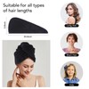 Sinland Microfiber Hair Drying Towels Ultra Absorbent Hair Turban Drying