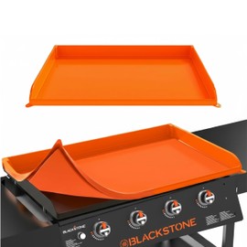 TUDIA Heavy Duty 36" Silicone Griddle Cover for Blackstone Omnivore – Food-Grade Rust-Resistant Full Edge & Surface Protection Dustproof Easy to Clean & Store with Handle (Orange, 36 Inch)