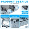 Zhushan Waterproof Outdoor Outlet Box, IP66 Electrical Outlet Box, 13A