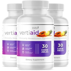 Nature’s NutriWave VertiAid – Natural Daily Supplement with Vitamins, Minerals & Botanicals – Non-GMO, No Stimulants, Made in USA, Easy to Take – 30 Chewable Tablets, 3 Month Supply