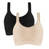 Vertvie Women's 1/2/3-Piece Sports Bra Set, Plain, Without Underwire, Bustier,