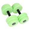2pcs Floating Dumbbell EVA Thread Design Aquatic Exercise Dumbbell for