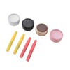 4Pcs Mapping Brow Paste Washable Eyebrows Design Paste White Black