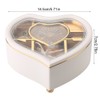 Heart shaped Dance Ballet Music Box Jewelry Spinning Music Box