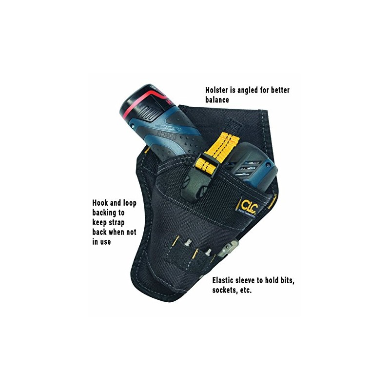 Custom Leathercraft CLC 5021 Impact Driver Holster,Black